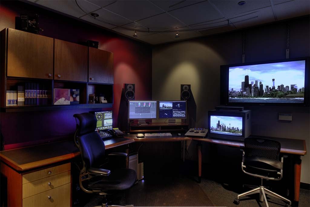 video editing suite furniture